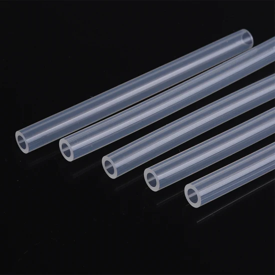 Heat resistant silicone tubes